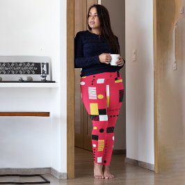 Geometry Polka Rand Leggings