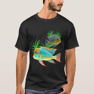 Geophagus Eartheater Cichlid Fish Tank Aquarium T Shirt