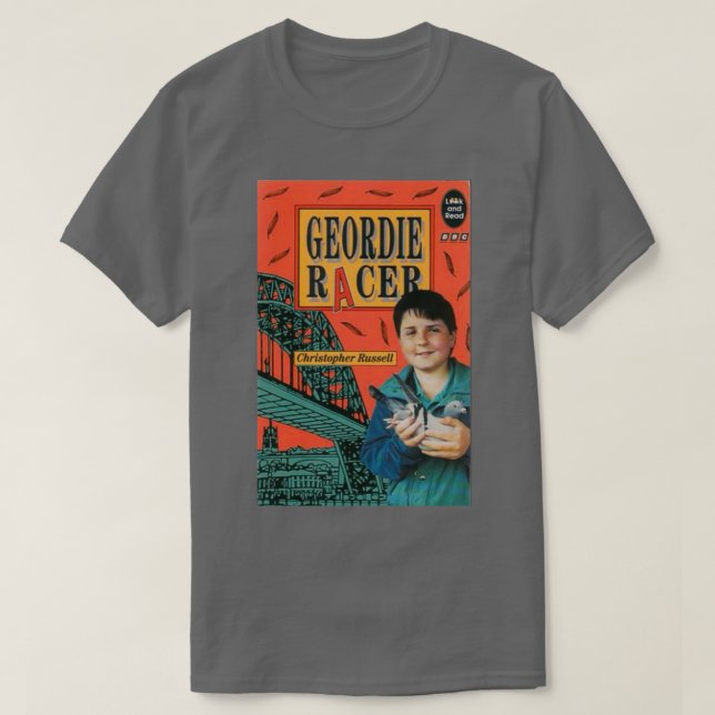 Geordie Racer T Shirt (Design framsida)