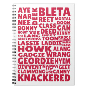 Geordie slang Northern English language Anteckningsbok