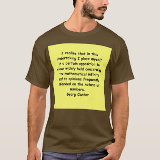 Georg Cantor 9 T Shirt