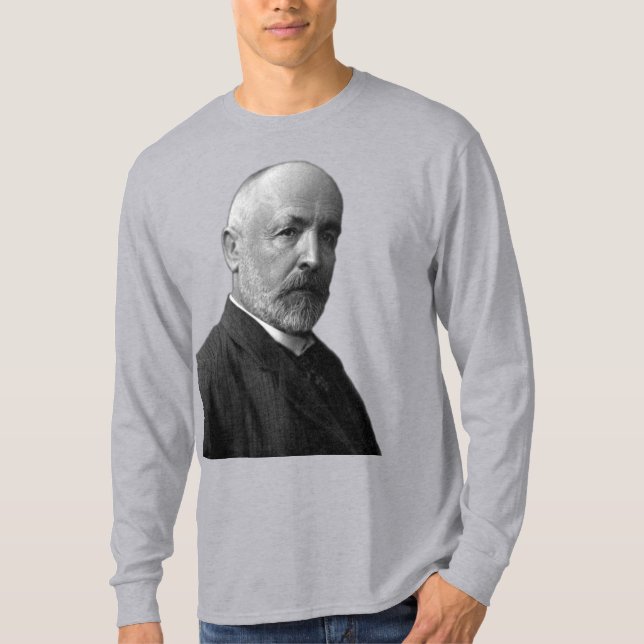 Georg Cantor, tysk matematiker Tee Shirt (Framsida)