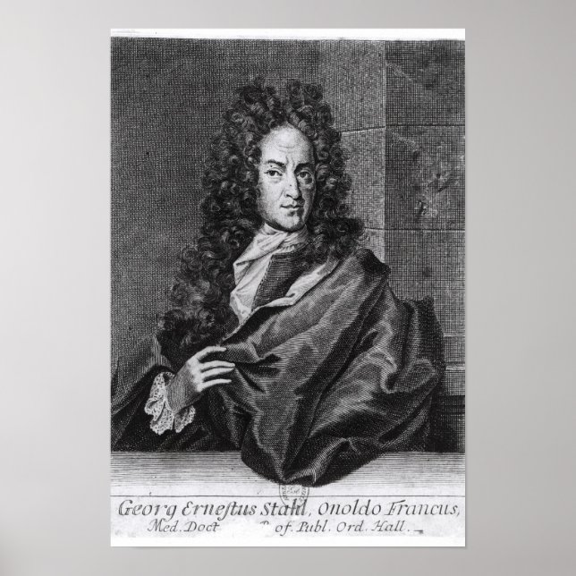 Georg Ernest Stahl Poster (Framsidan)