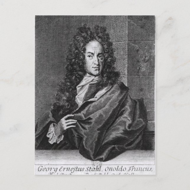 Georg Ernest Stahl Vykort (Framsida)