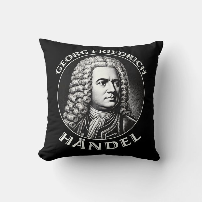 Georg Friedrich Handel Baroque Composer Kudde (Framsida)