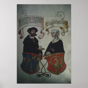 Georg Fugger hans fru Regina Imhoff, Geheim Poster