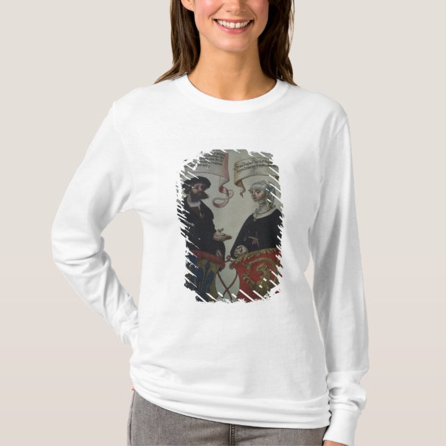 Georg Fugger hans fru Regina Imhoff, 'Geheim Tee (Framsida)