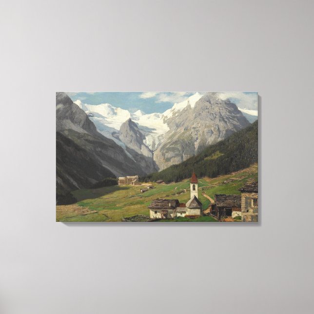 Georg Macco Trafoi Am Ortler Canvastryck (Framsida)