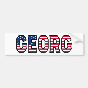 Georg Namn Vorname USA Aufkleber Sticker Auto Bildekal