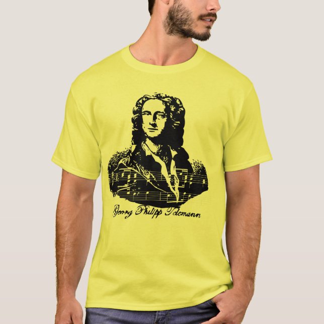 GEORG PHILIPP TELEMANN T SHIRT (Framsida)
