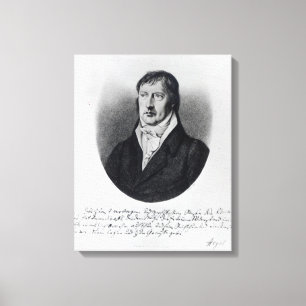Georg Wilhelm Friedrich Hegel Canvastryck
