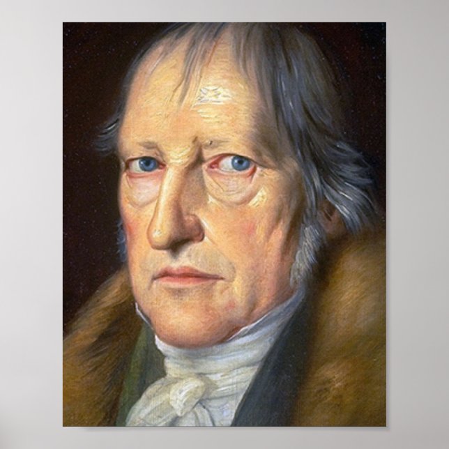 Georg Wilhelm Friedrich Hegel Poster (Framsidan)