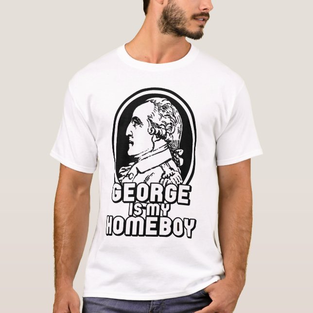 George är min hempojke tee shirt (Framsida)