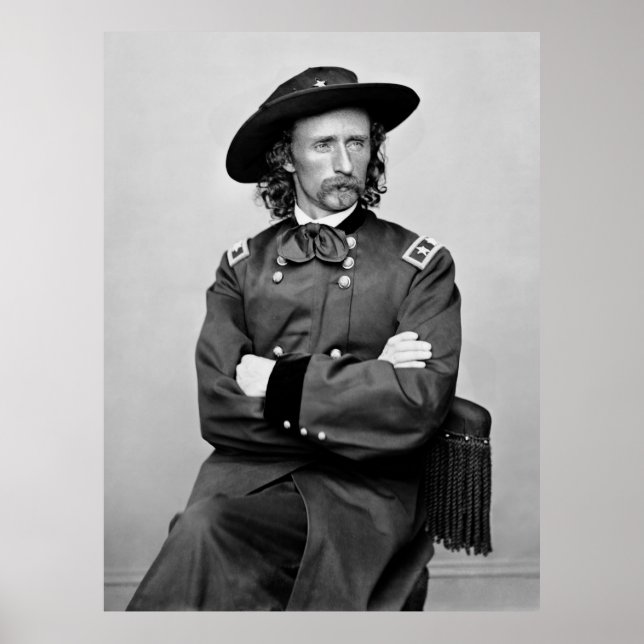 GEORGE ARMSTRONG CUSTER - ALLMÄNT POSTER (Framsidan)
