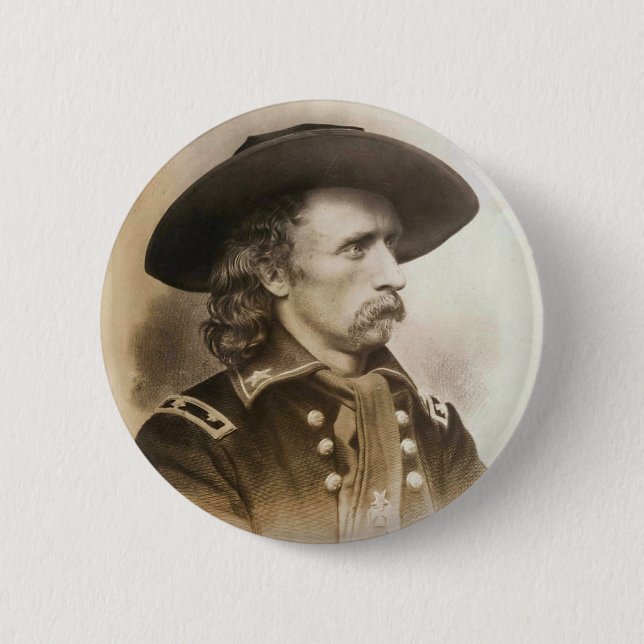 George Armstrong Custer circa 1860s Knapp (Framsida)