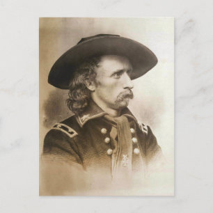 George Armstrong Custer circa 1860s Vykort