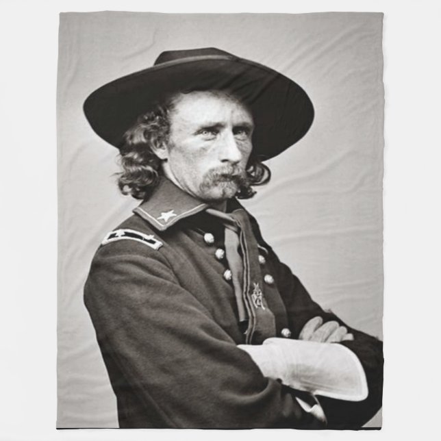 GEORGE ARMSTRONG CUSTER FLEECEFILT (Framsidan)