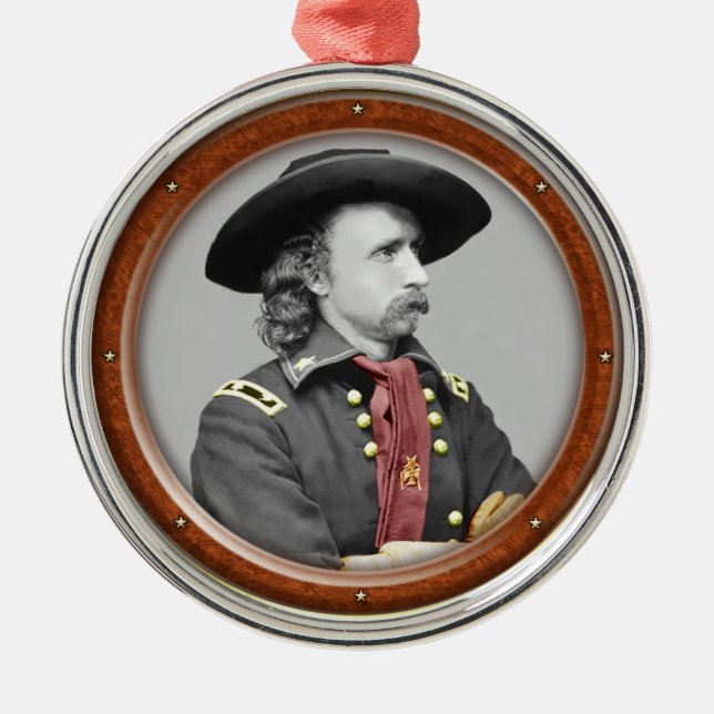 George Armstrong Custer Julgransprydnad Metall (Framsidan)