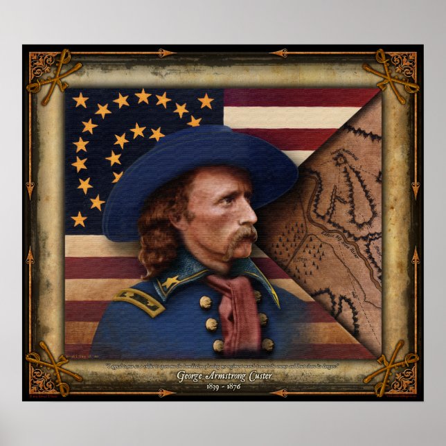 George Armstrong Custer Poster (Framsidan)