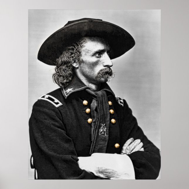 GEORGE ARMSTRONG CUSTER POSTER (Framsidan)