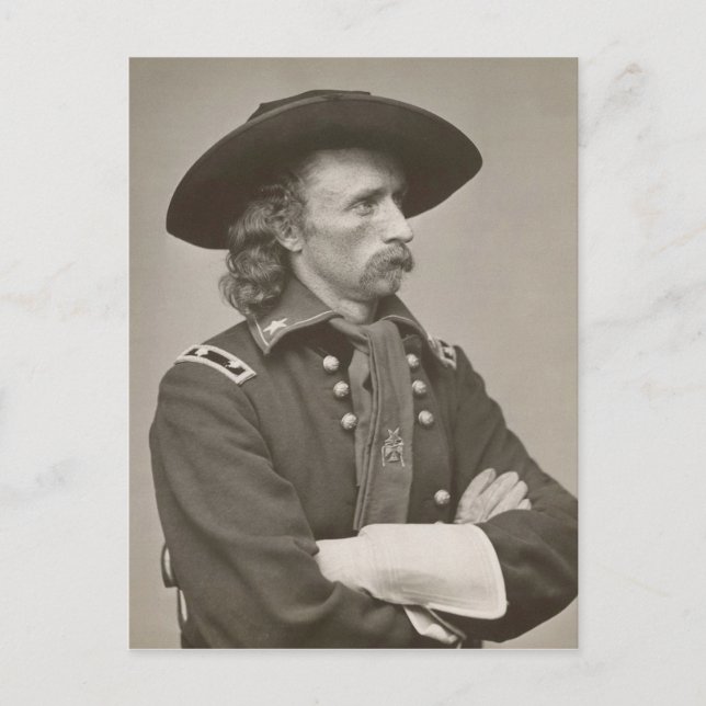 George Armstrong Custer Vykort (Framsida)