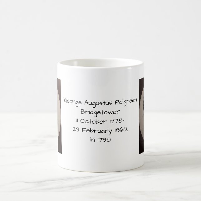 George Augustus Polgreen Bridgetower 1790 Kaffemugg (Center)