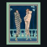 George Barbier Art Deco Fransk Mode Poster<br><div class="desc">1924, Art Deco, Paris Mode Print av George Barbier 16x20 visas här. Finns i andra storlekar och på andra produkter.</div>