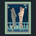 George Barbier Art Deco Fransk Mode Poster<br><div class="desc">1924,  Art Deco,  Paris Mode Print av George Barbier 16x20 visas här. Finns i andra storlekar och på andra produkter.</div>