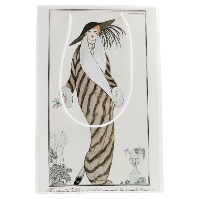 George Barbier, Art Deco Medium Gift Bag (Framsidan)