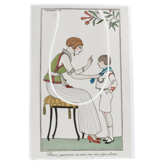 George Barbier, Art Deco Medium Gift Bag (Framsidan)