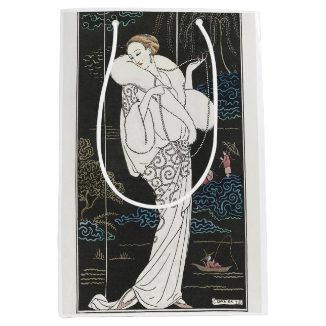 George Barbier, Art Deco Medium Gift Bag (Framsidan)