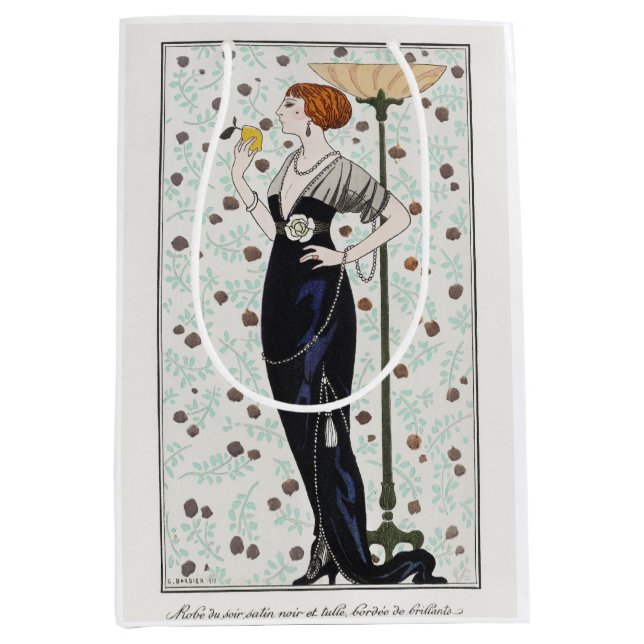 George Barbier, Art Deco Medium Gift Bag (Framsidan)