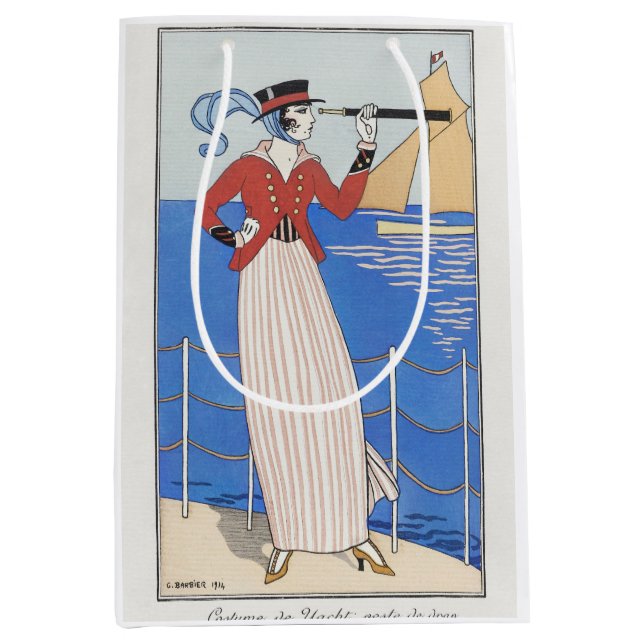 George Barbier, Art Deco Medium Gift Bag (Framsidan)