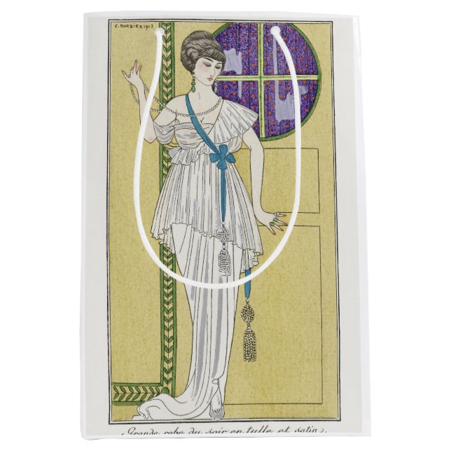George Barbier, Art Deco Medium Presentpåse (Framsidan)