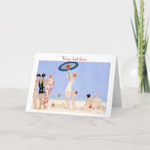 George Barbier Art Deco mode Tack för ditt kort