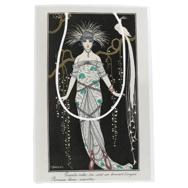 George Barbier, Art Deco presentpåse i mellanstorl (Framsidan)