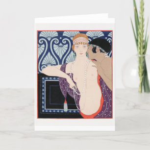 George Barbier, Art Deco-tackkort Tack Kort
