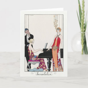 George Barbier, Art Deco-tackkort Tack Kort
