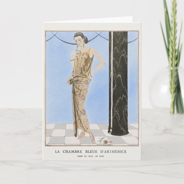 George Barbier, Art Deco-tackkort Tack Kort (Framsida)