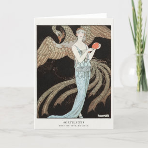 George Barbier, Art Deco-tackkort Tack Kort