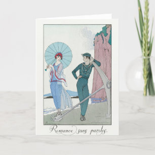 George Barbier, Art Deco-tackkort Tack Kort