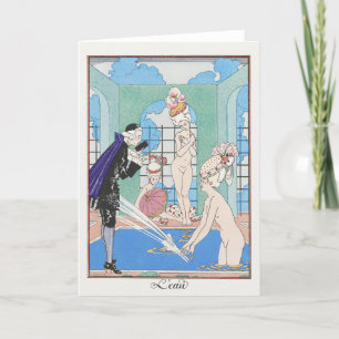 George Barbier, Art Deco-tackkort Tack Kort