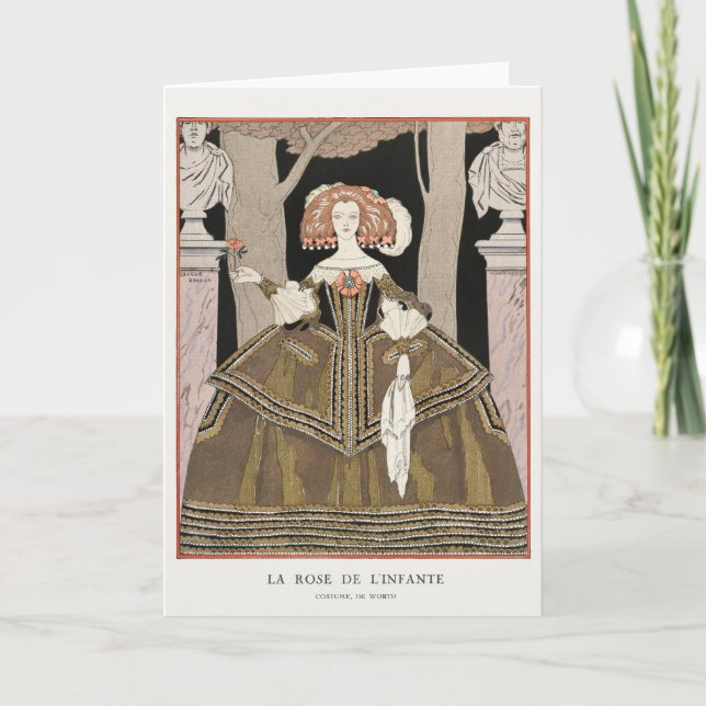 George Barbier, Art Deco-tackkort Tack Kort (Framsida)