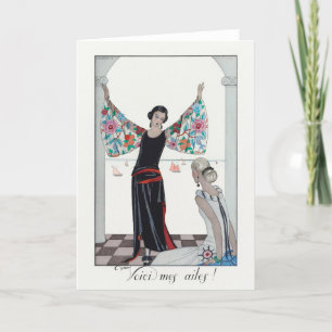 George Barbier, Art Deco-tackkort Tack Kort