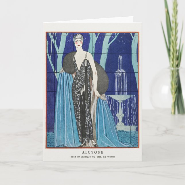 George Barbier, Art Deco-tackkort Tack Kort (Framsida)