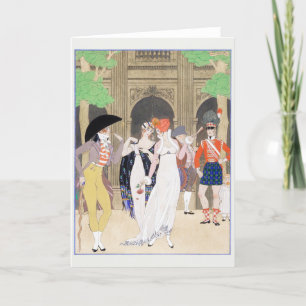 George Barbier, Art Deco-tackkort Tack Kort
