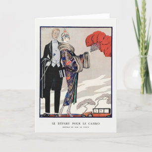 George Barbier, Art Deco-tackkort Tack Kort