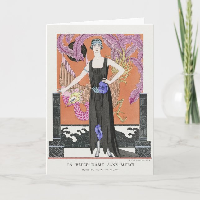 George Barbier, Art Deco-tackkort Tack Kort (Framsida)