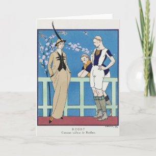 George Barbier, Art Deco Tacksamhetskort Tack Kort