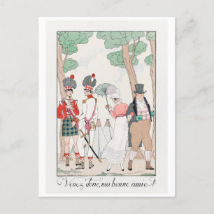 George Barbier, Art Deco-vykort Vykort